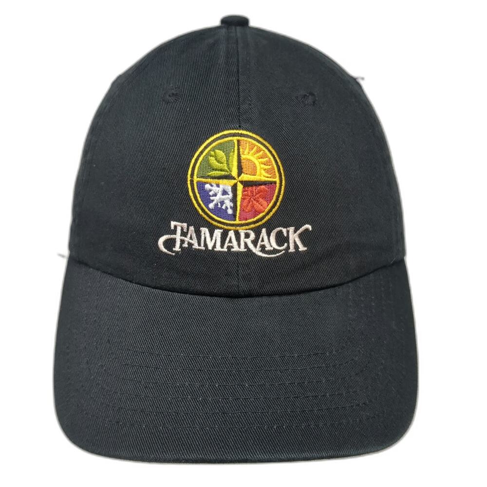 Tamarack Baseball Cap Black One Size Trailhead To Discovery Hat Embroidery